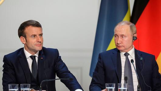 Emmanuel Macron und Wladimir Putin