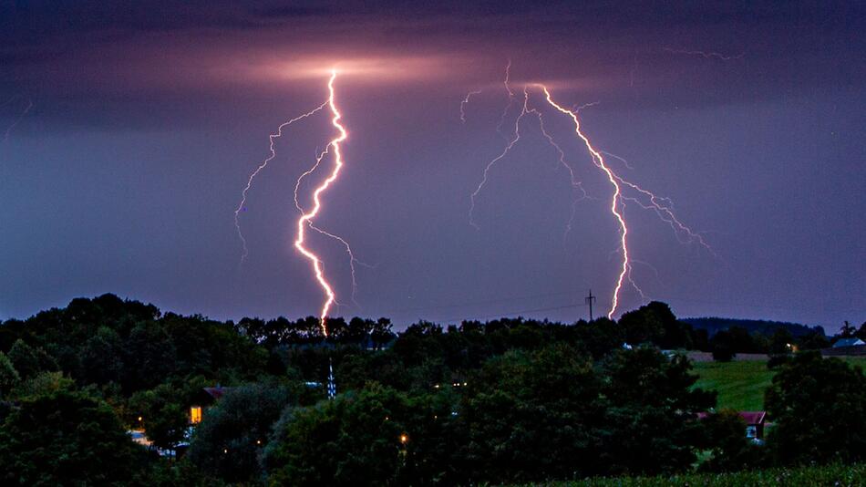 Gewitter in Oberbayern