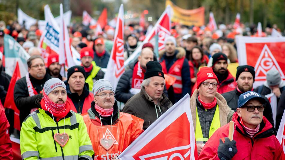 Warnstreiks in der Metall- und Elektroindustrie