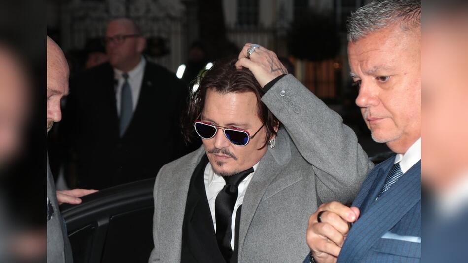 Neuer Look: Johnny Depp in London.