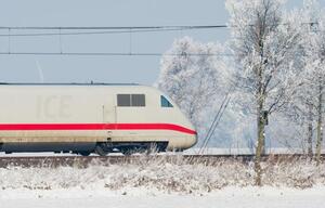 Deutschen Bahn im Winter