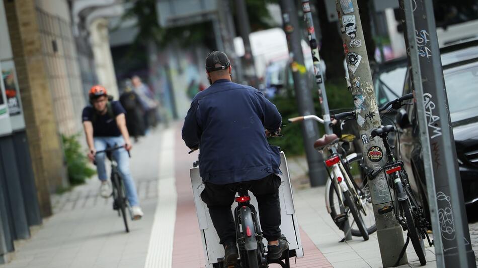 E-Transporter auf Radwegen