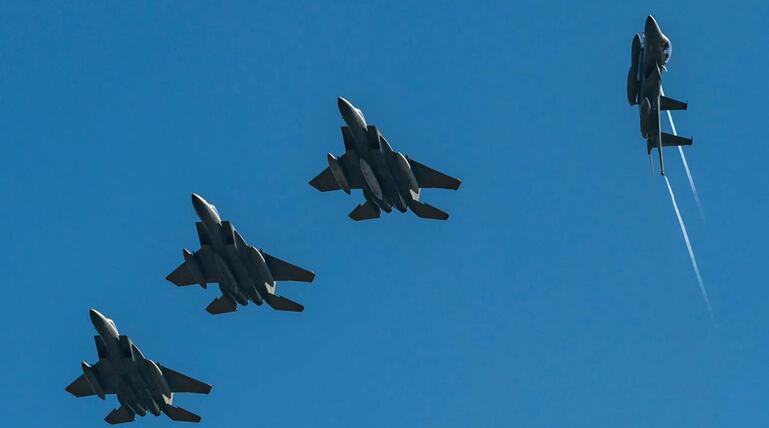 F-15 Kampfjets der Royal Saudi Air Force