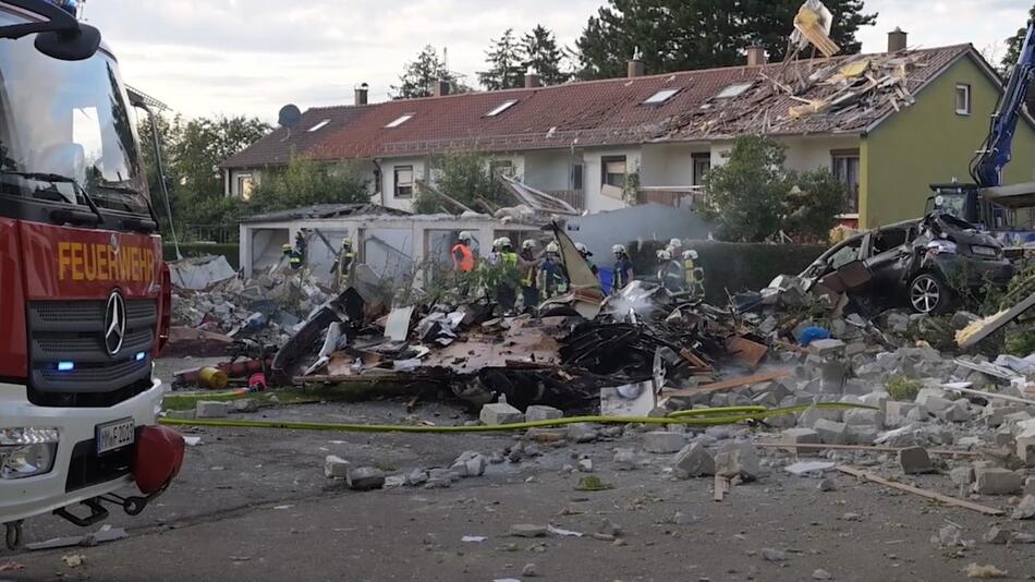 Explosion in Memminger Wohnhaus