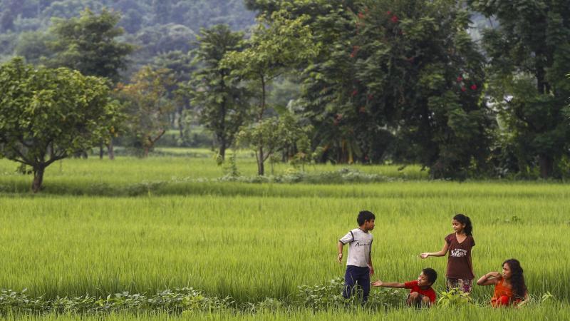 Ländliche Gegend in Nepal