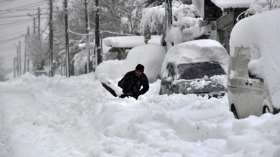 Wintereinbruch in Bulgarien