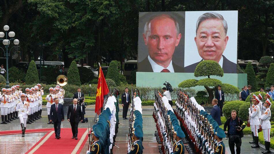 Russlands Präsident Putin in Vietnam