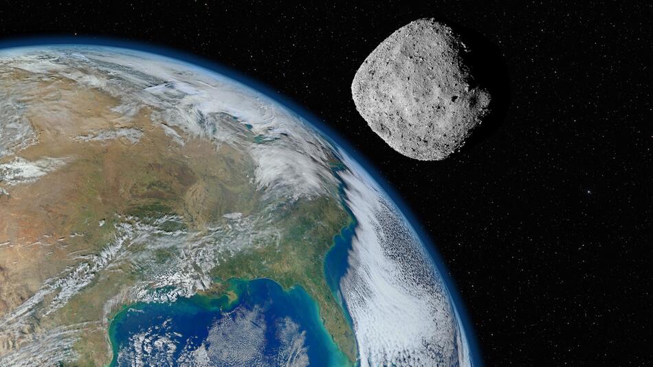 Asteroid Bennu könnte im Jahr 2182 die Erde treffen, wenn folgende Eigenschaften gegeben sind.