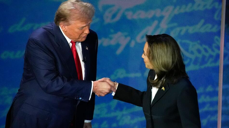 TV-Duell mit Donald Trump: Harris attackiert, Trump wirkt unkonzentriert