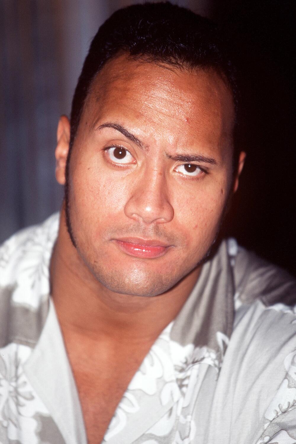 Dwayne Johnson, The Rock, Haare, 90er