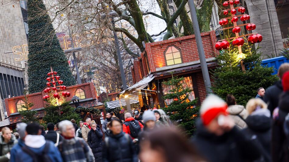 Weihnachtsgeschäft in Hamburg