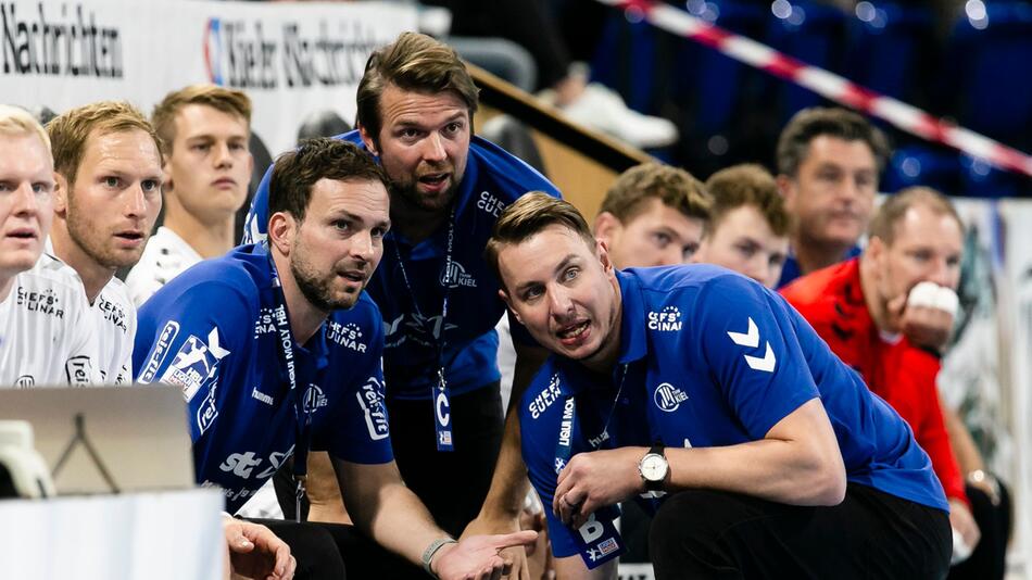 Viktor Szilagyi (l) vom THW Kiel