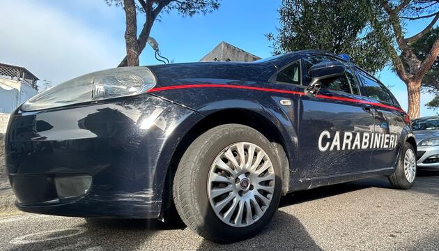Italienisches Polizeiauto