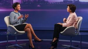 Sahra Wagenknecht (Noch-Vorsitzende des BSW), Sandra Maischberger