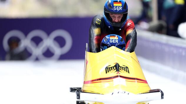 Johannes Lochner und Georg Fleischhauer haben im Zweier-Bob Chancen auf die Goldmedaille.