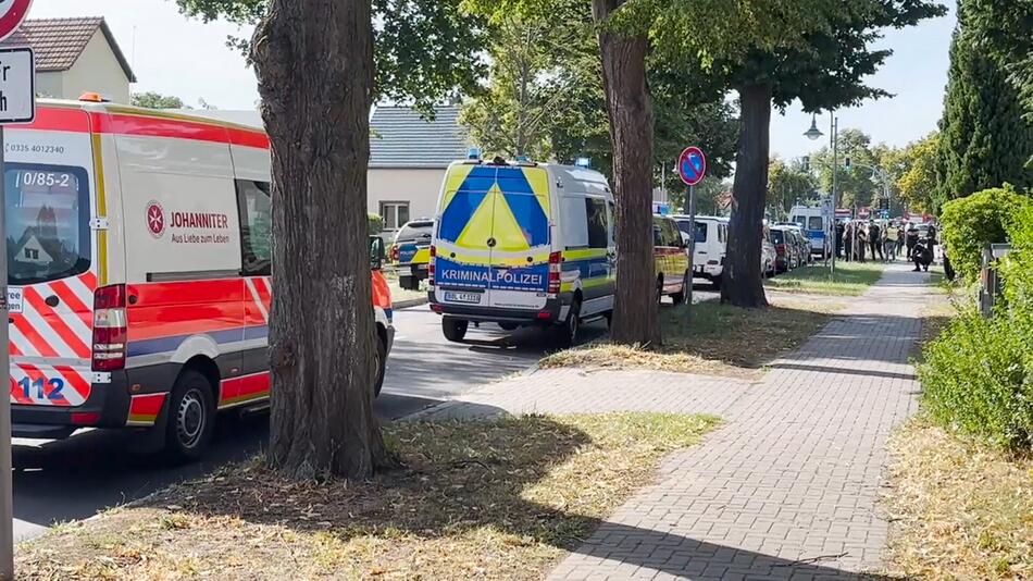 Zwei Tote bei Gewalttat an einer Schule in Gosen-Neu Zittau
