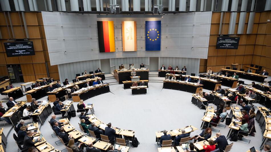 Plenarsitzung Berliner Abgeordnetenhaus