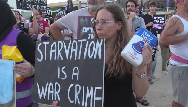 Protest in Israel gegen Krieg und Hunger in Gaza