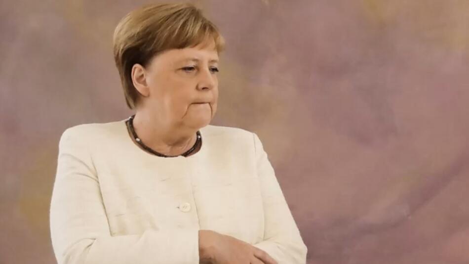 Angela Merkel, Bundeskanzlerin, Schloss Bellevue, Berlin