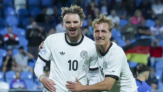 Nick Woltemade (L) und Nelson Weiper (R) überzeugen bei der U21-EM in Deutschlands Offensive.