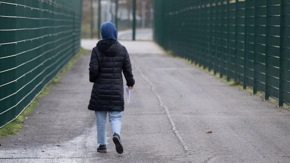 Flüchtlinge in der Erstaufnahmeeinrichtung (HEAE) in Gießen