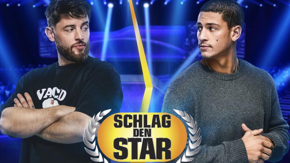 Bausa (l.) gegen Emilio Sakraya (r.) hieß dieses Mal das Duell bei "Schlag den Star".