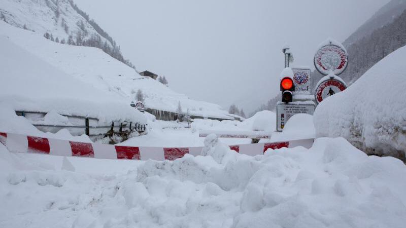 Straße nach Zermatt gesperrt
