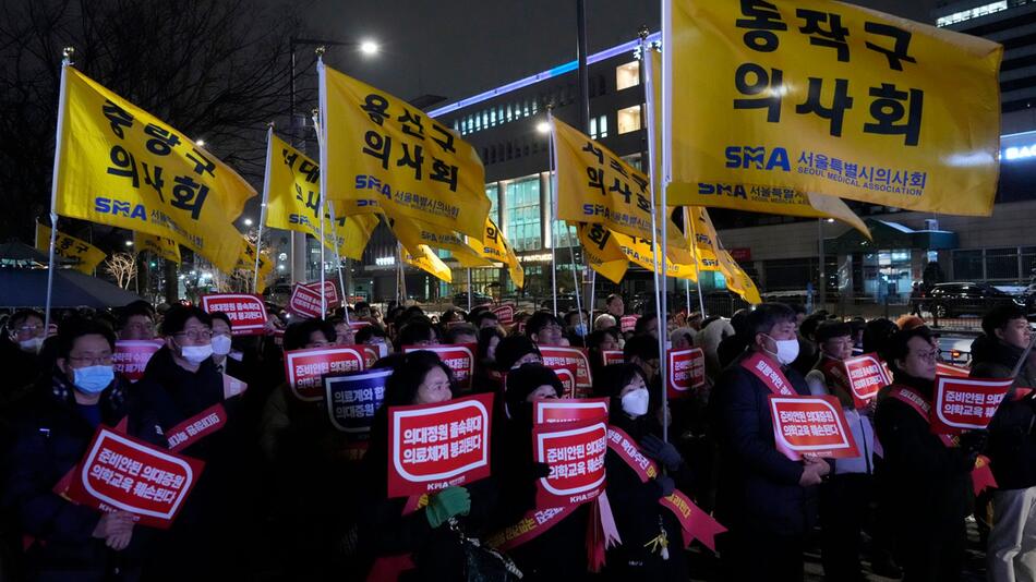 Protest in Südkorea