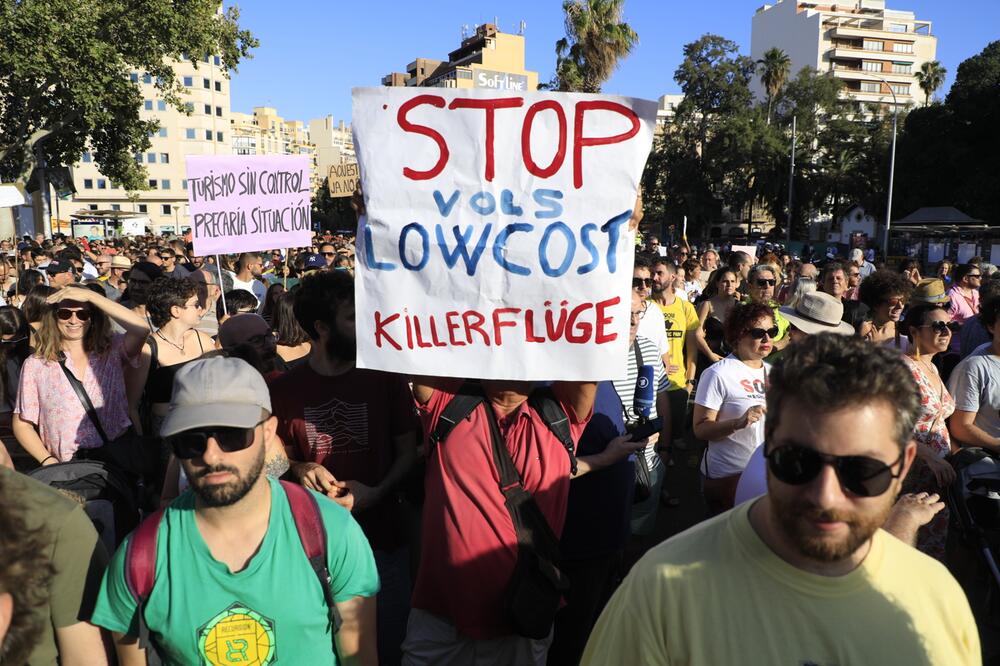 Demo gegen Massentourismus auf Mallorca.