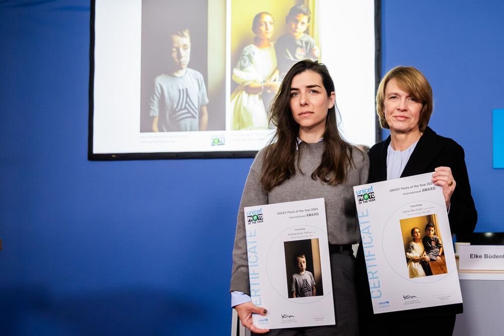 Pressekonferenz zum Unicef-Foto des Jahres