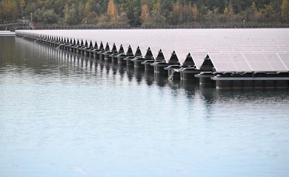 Einweihung Deutschlands derzeit größter schwimmende PV-Anlage