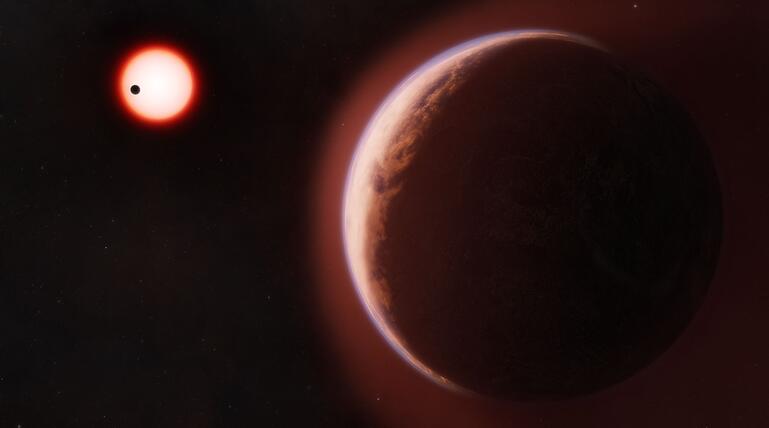 Atmosphäre bei Exo-Gesteinsplaneten in habitabler Zone