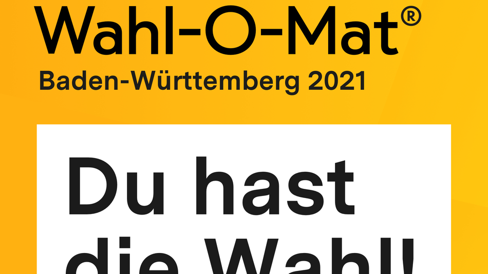Der Wahl-O-Mat in Baden-Württemberg für die Landtagswahl 2021.