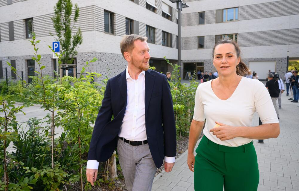 Landtagswahl Sachsen - Stimmabgabe Kretschmer