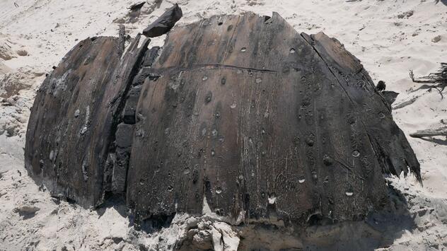 Historisches Schiffswrack am Strand von Norderney entdeckt