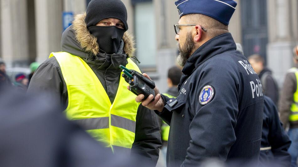 «Gelbwesten»-Proteste in Belgien