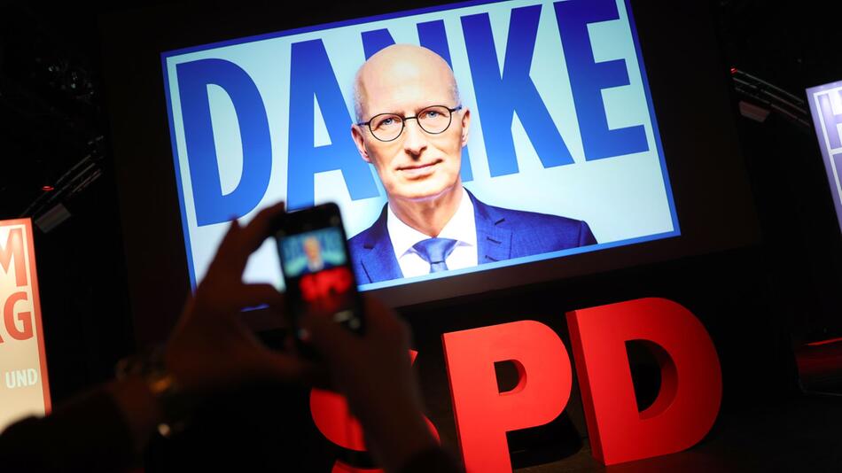 Bürgerschaftswahl Hamburg - Wahlparty SPD