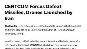 USA fangen iranische Raketen über dem Golf ab