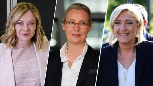 Giorgia Meloni, Alice Weidel, Marine Le Pen