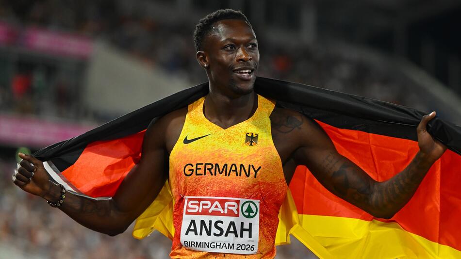 19,95 Sekunden: Owen Ansah stürmt zu EM-Gold über 200 Meter