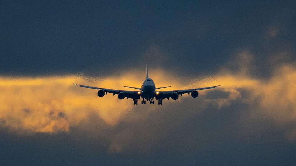 Im Landeanflug auf Frankfurt