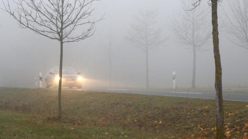 Auto im Nebel