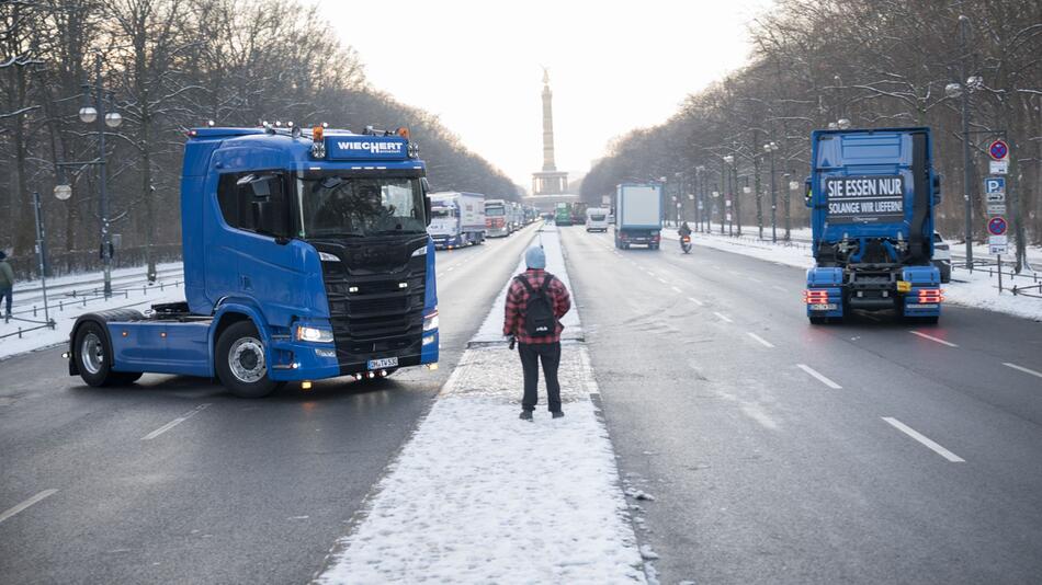 Sternfahrt Transportgewerbe