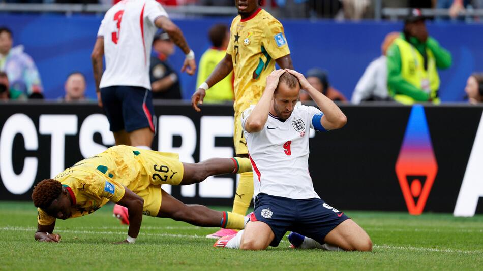 England enttäuscht gegen Ghana