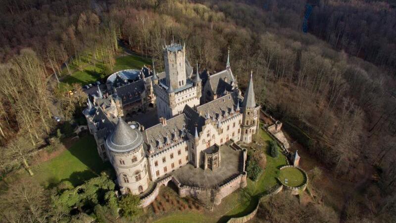 Luftaufnahme Schloss Marienburg