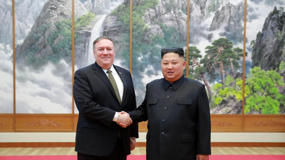 Außenminister der USA Pompeo besucht Nordkorea