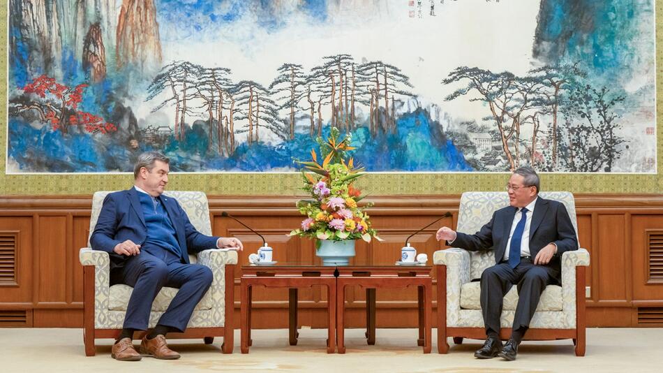 Bayerns Ministerpräsident Söder in China