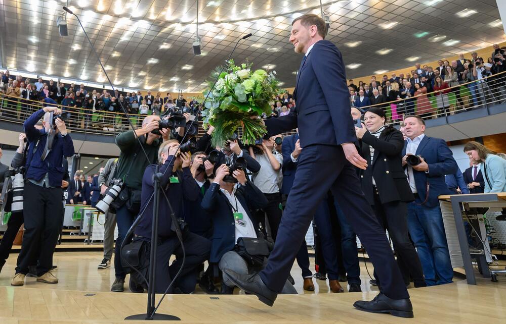 Ministerpräsidentenwahl in Sachsen