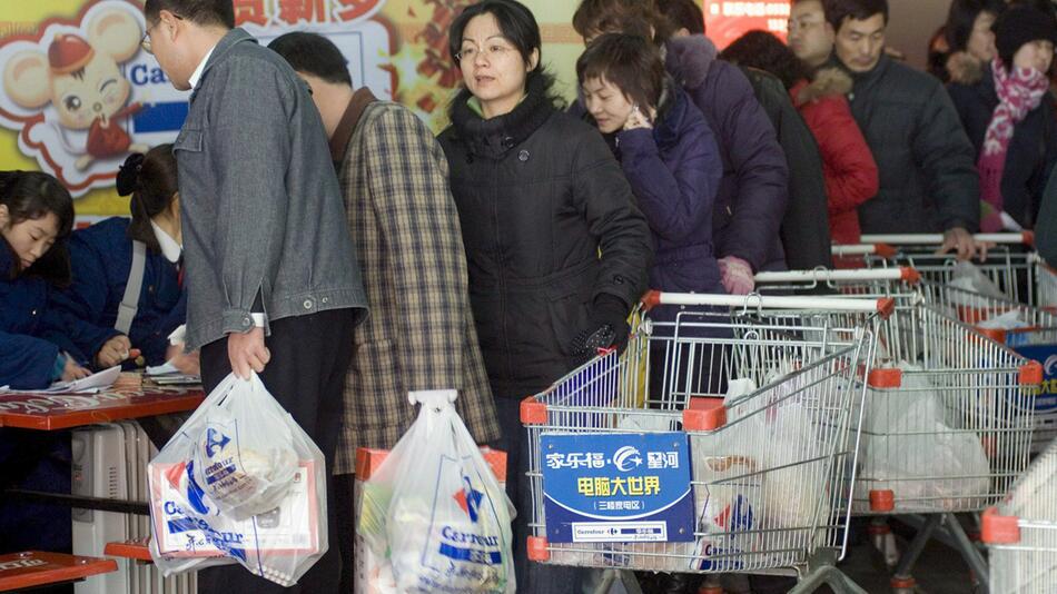 China verbietet Plastiktüten in Läden