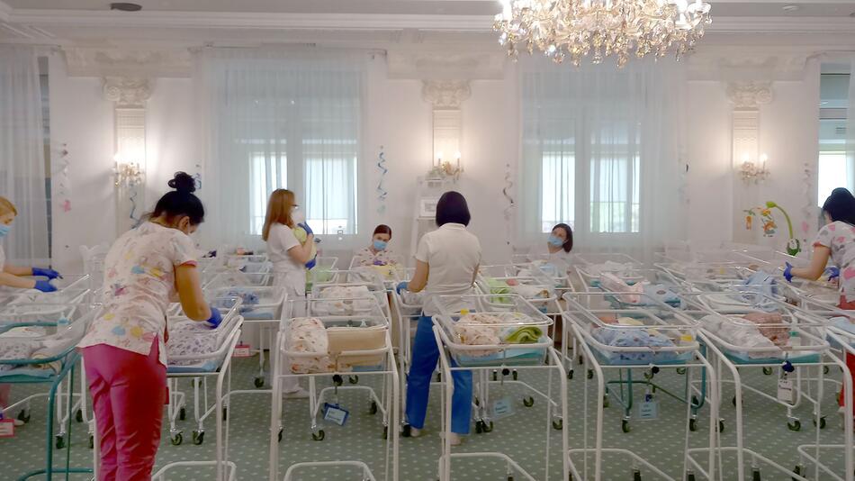 Leihmütter-Babys in der Ukraine